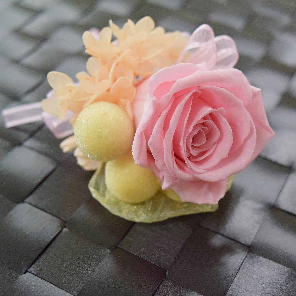 Boutonnieres (B11) - Pink & Peach