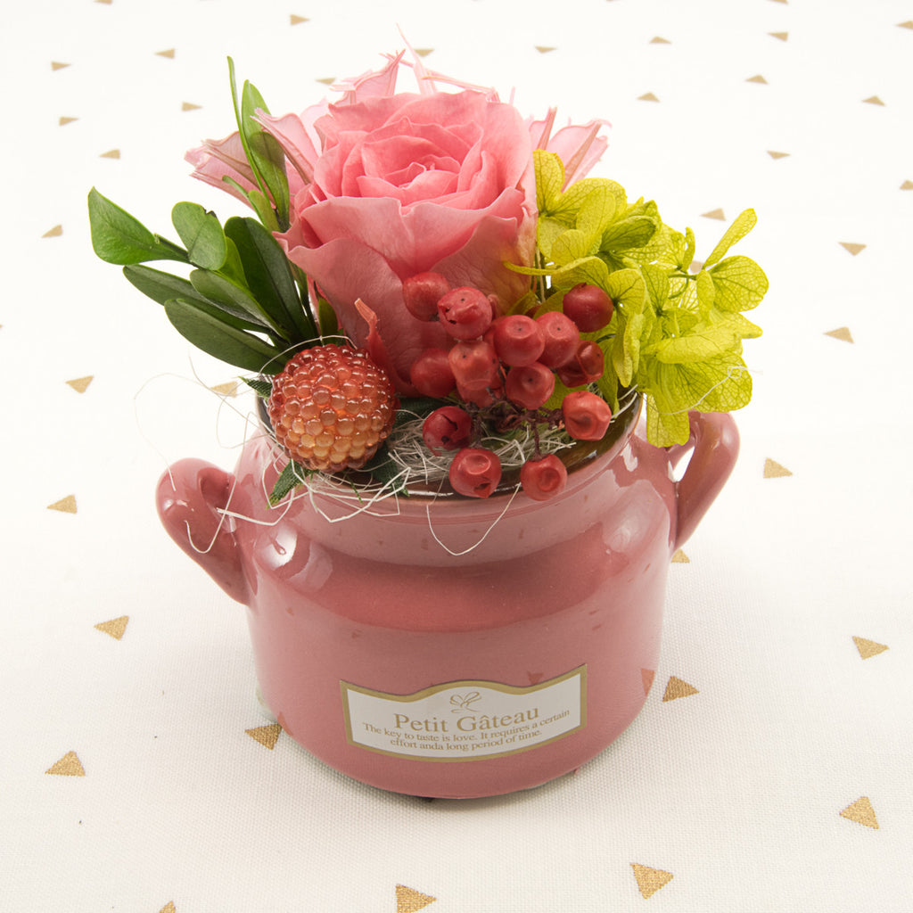 Bear with Flower Jar