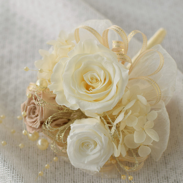 Corsage - Ivory White